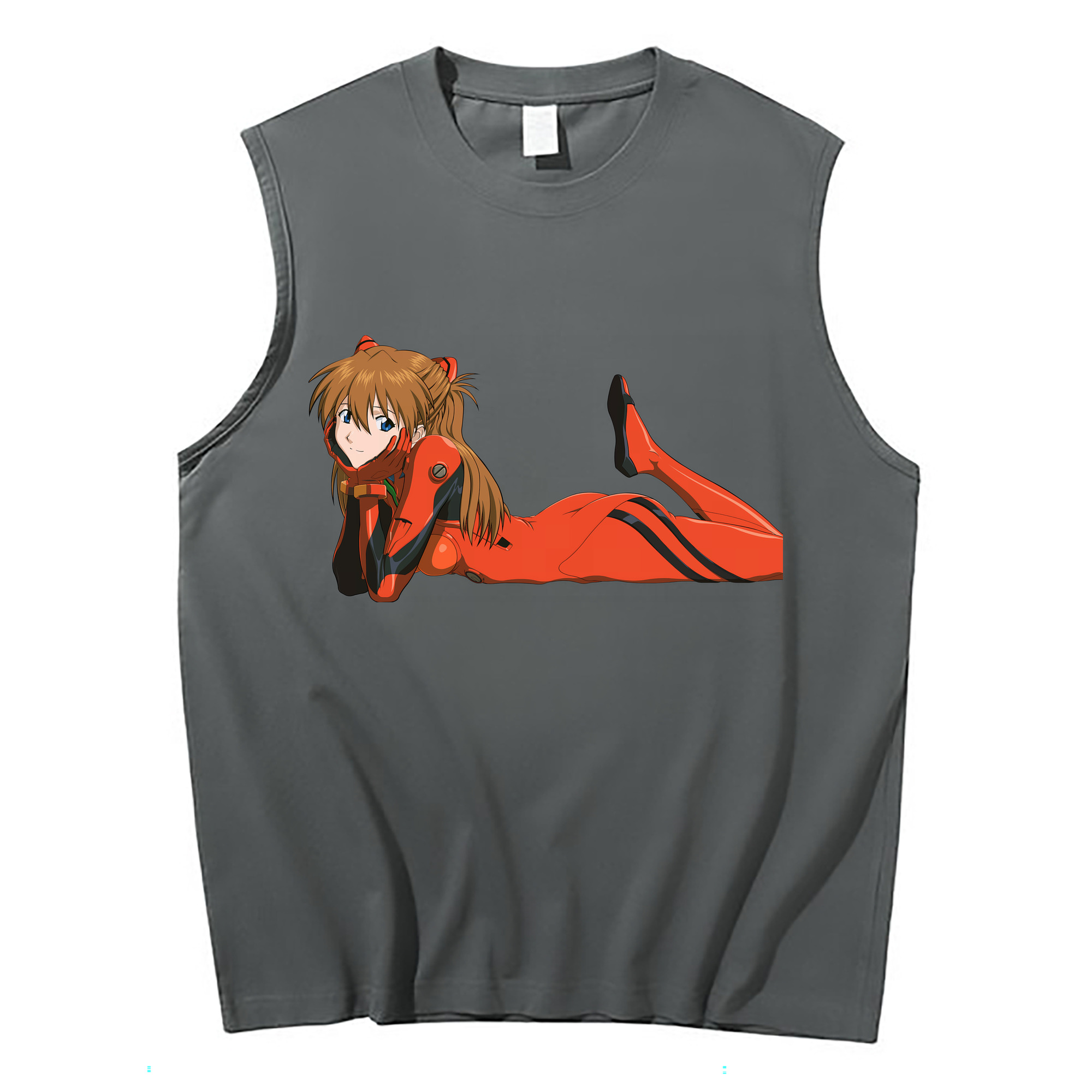 （画像用） EVA 新世紀エヴァンゲリオン コットン100％タンクトップ（フロントプリント）